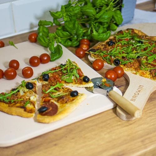 Pedra retangular para pizza, feita de cordierita, - 38 x 30,5 cm - 11