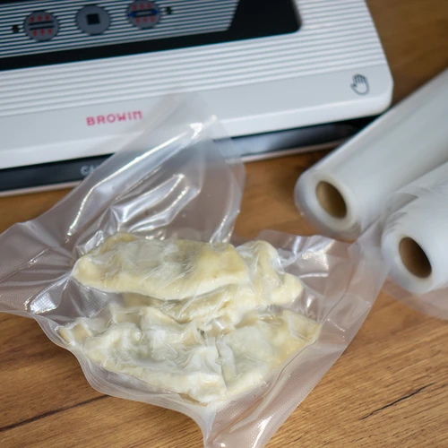 Película gofrada em manga – para seladora a vácuo, 28x600cm - 11