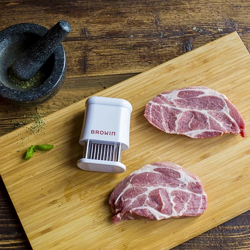 Perfurador de carnes com proteção - 11