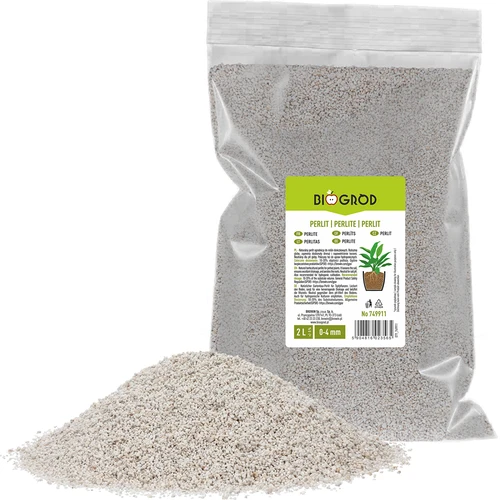 Perlita para plantas em vasos e jardinagem, 2L  - 1 