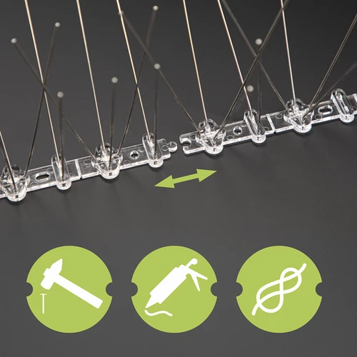 Picos para aves, em tira de plástico, 10 unidades - 7