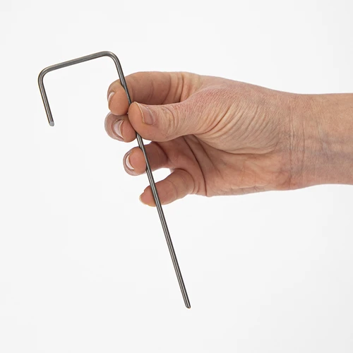 Piquetes para geotêxtil, em aço tipo L - 100 unidades - 5