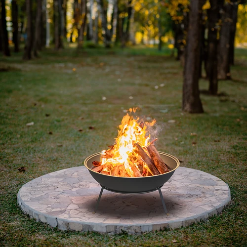 Pira de jardim com grelha, Ø55 cm, redonda, taça - 9