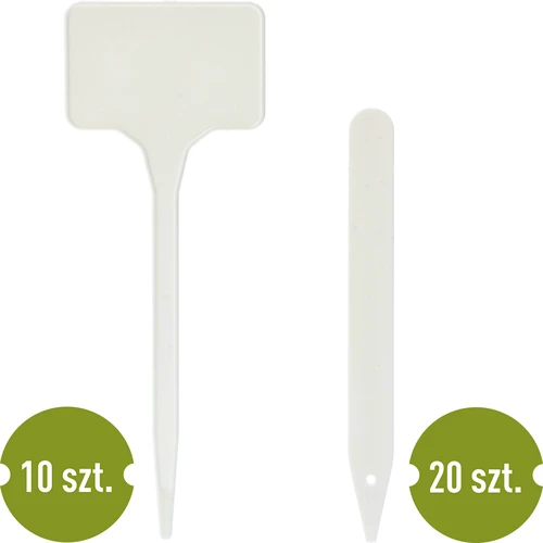 Plaquetas para descrever plantas + lápis mix 10+20 unid. - 2