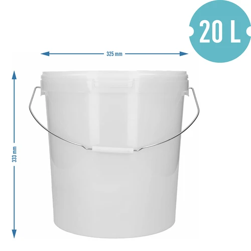 Pojemnik fermentacyjny  20 L z pokrywką - 4
