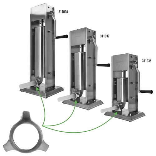 Porca roscada para máquinas de encher enchidos Browin n.º 311036, 311037, 311038 - 3
