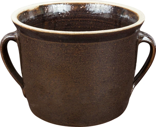 Pote de grés 1,8 L simples com tampa - 2