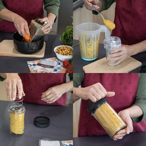 Prensa de Presunto de Vidro - conjunto DUO, para 2 x 450 g - 13
