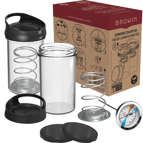 Prensa de Presunto de Vidro - conjunto DUO, para 2 x 450 g - 7