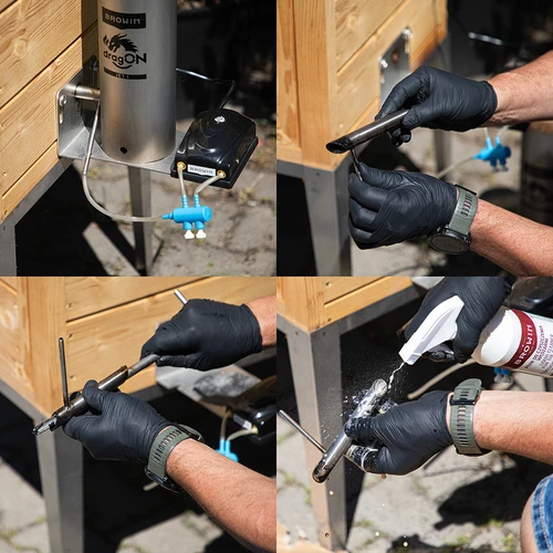 Raspador para geradores de fumo dragON JET – limpeza cómoda do tubo de fumo - 4