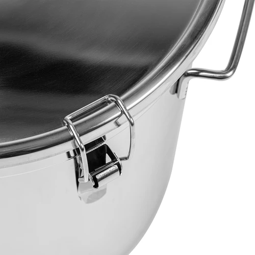 Recipiente de aço inoxidável de 30 L com tampa - 4