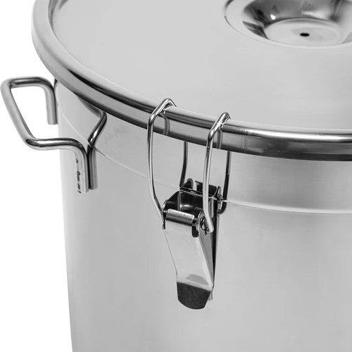 Recipiente de aço inoxidável de 30 L com tampa - 5