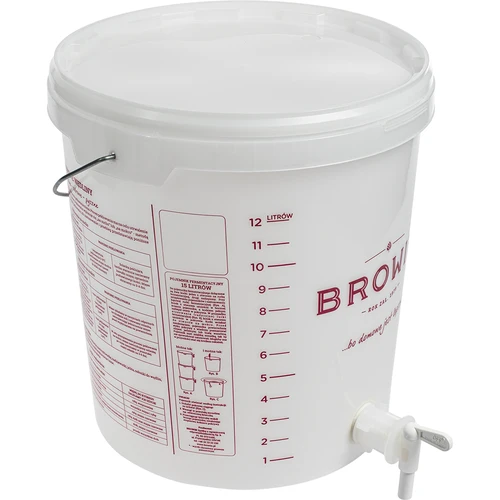 Recipiente de fermentação 15 L com tampa e torneira - 3