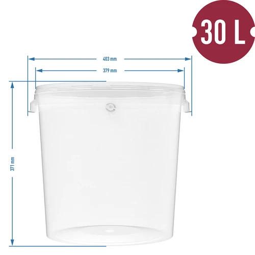 Recipiente de fermentação 30 L com tampa - 12