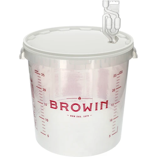 Recipiente de fermentação 30L com impressão e 3 tubos  - 1 