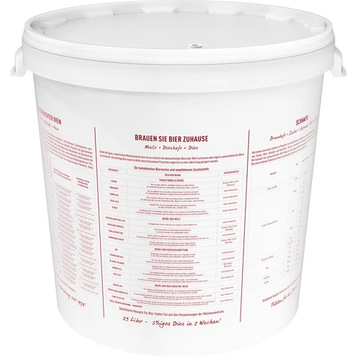 Recipiente de fermentação 30L com tampa e torneira DE - 6