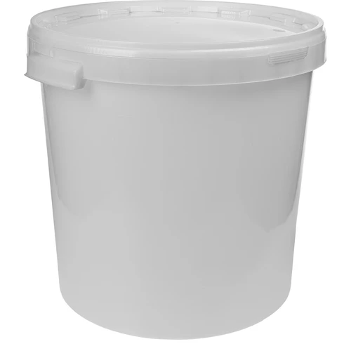 Recipiente de fermentação 30L, na cor branca com 2 tubos  - 1 