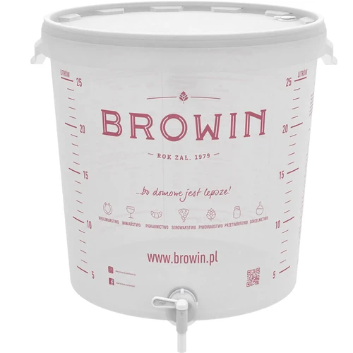 Recipiente de fermentação de 30 L com tampa e torneira - 2