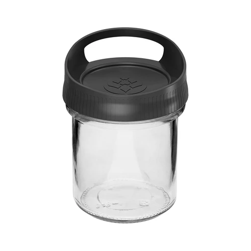 Recipiente de vidro 350 ml, com tampa para pendurar  - 1 