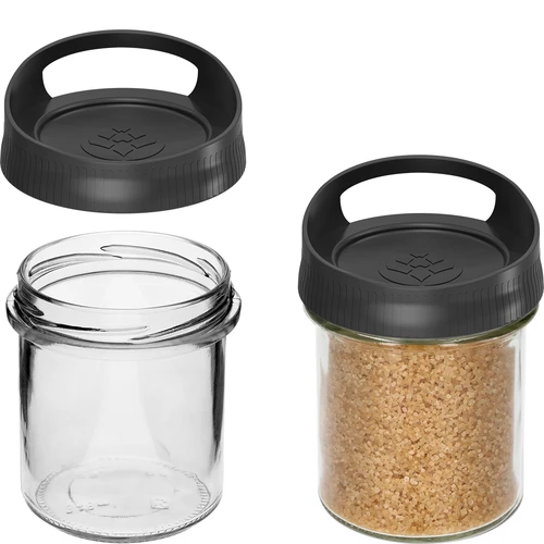 Recipiente de vidro 350 ml, com tampa para pendurar - 2