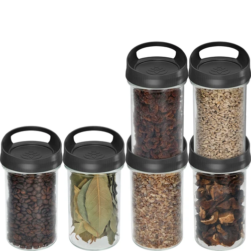 Recipiente de vidro 545 ml, com tampa para pendurar - 3
