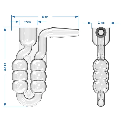 Recipiente para fermentação de cerveja com tubo de fermentação, torneira, termômetro e redutor de sedimentos - 7