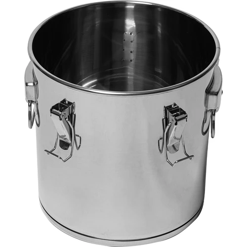 Recipiente para fermentação e destilação - aço inoxidável 18 L, 5 fechos de pressão - 7