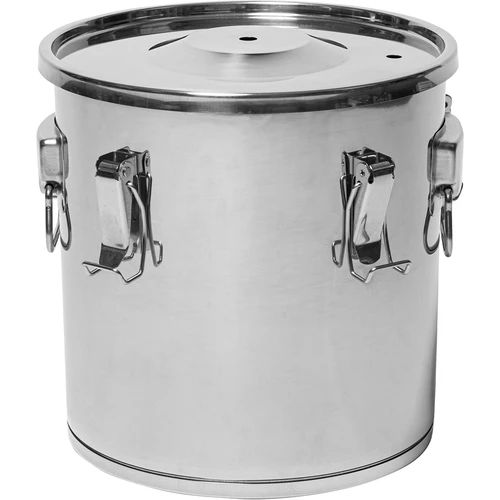 Recipiente para fermentação e destilação - aço inoxidável 18 L, 5 fechos de pressão - 8
