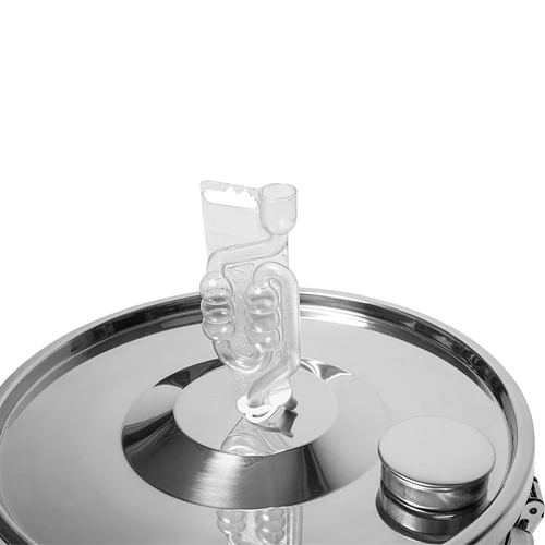 Recipiente para fermentação e destilação - aço inoxidável 18 L, 5 fechos de pressão - 9