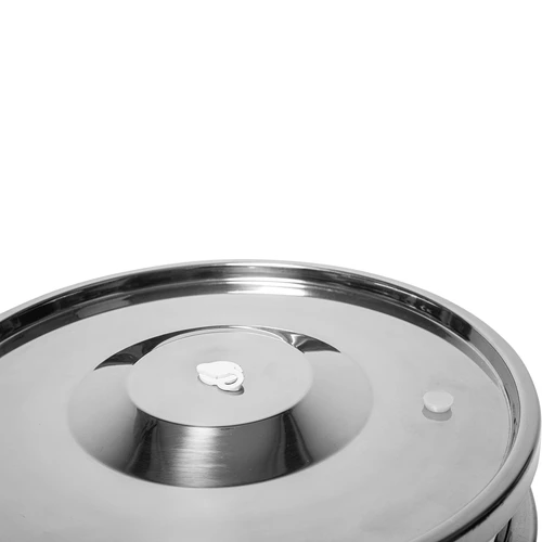 Recipiente para fermentação e destilação - aço inoxidável 18l, 5 ganchos - 10