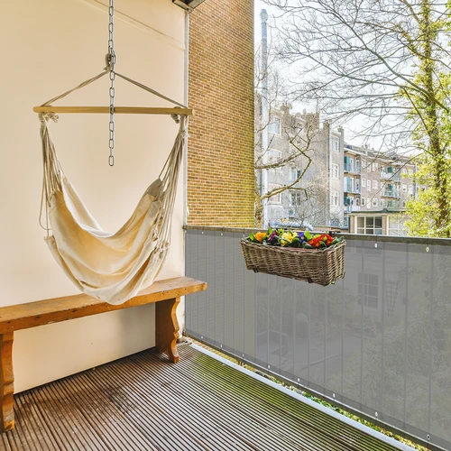 Rede de sombreamento (80%, 140 g/m²) 0,9x5 m, grafite - 9