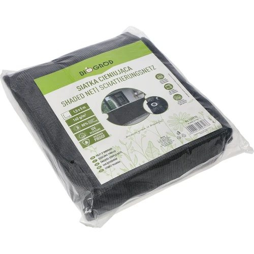 Rede de sombreamento (80%, 140 g/m²) 1,5 x 5 m, grafite - 2