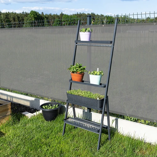 Rede de sombreamento (80%, 140 g/m²) 1,5 x 5 m, grafite - 8