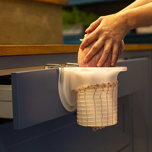 Rede elástica para charcutaria 18 cm x 3 m, resistente ao calor até 220°C - 5