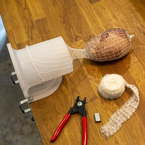 Rede elástica para charcutaria (até +220°C), Ø 15 cm, comprimento 3 m - 6