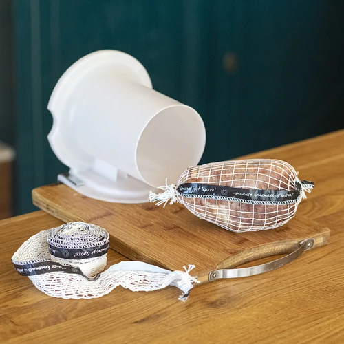 Rede elástica para charcutaria com etiqueta, 15 cm x 4 m, resistência térmica 125°C - 3