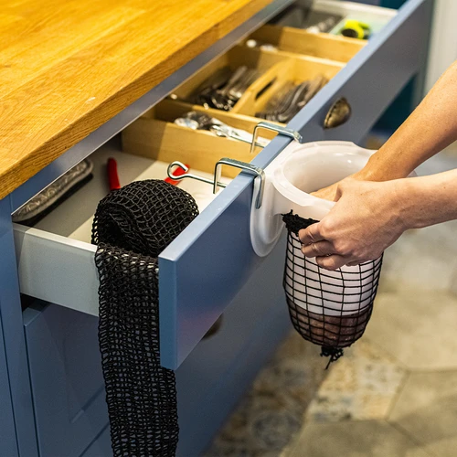 Rede para charcutaria preta, 18 cm x 5 m, com resistência térmica até 220°C - 3