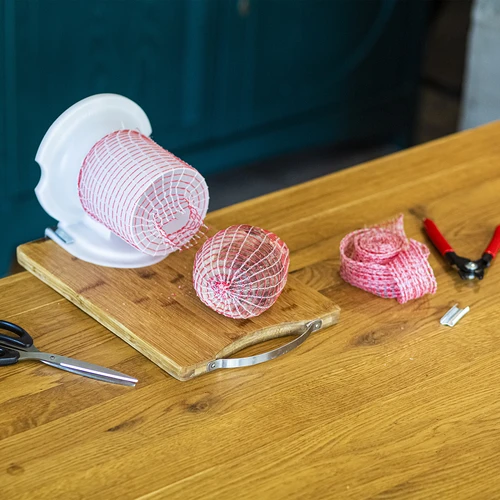 Rede para enchidos de monofilamento 4 m x 22 cm com resistência térmica até 125°C - 4