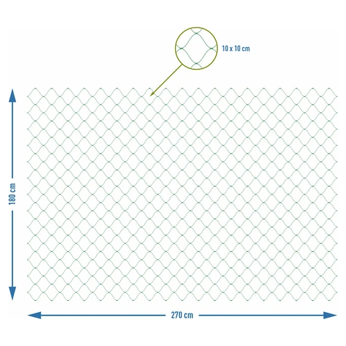 Rede para plantas trepadeiras, 1,8 x 2,7m - 4