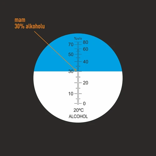 Refratômetro para álcool - 8