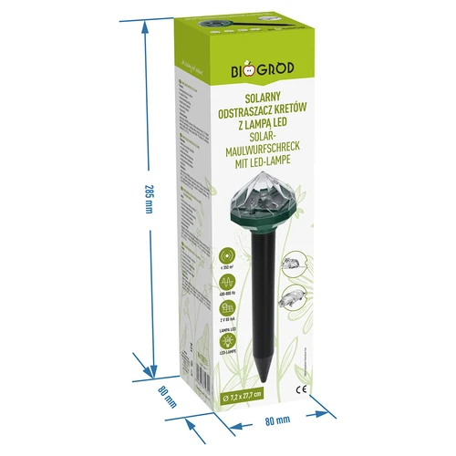 Repelente solar de toupeiras com lâmpada LED - 9