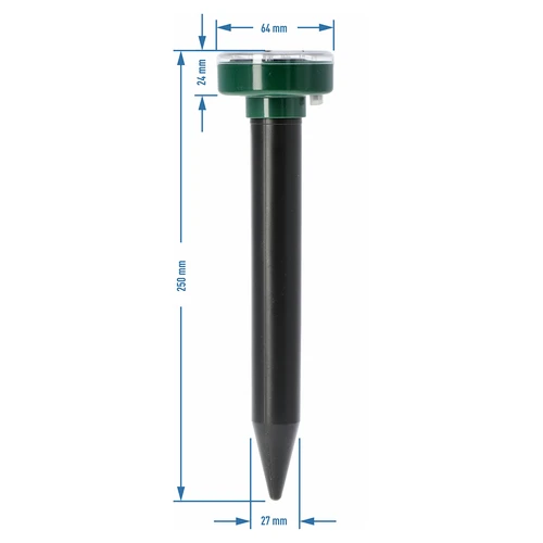 Repelente solar de toupeiras – proteção eficaz, segura e humanitária para o jardim, 1 un. - 8