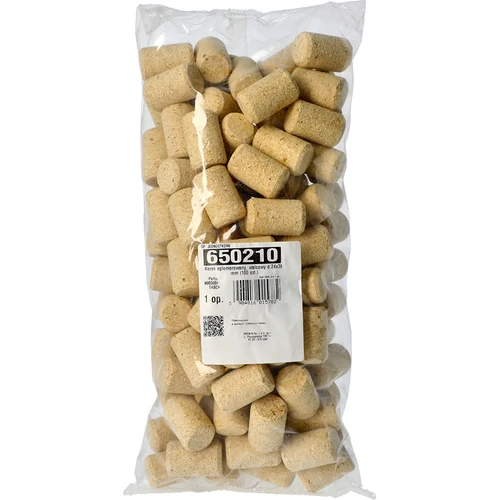 Rolha aglomerada cilíndrica Ø24x38 mm (100 unid.) - 2