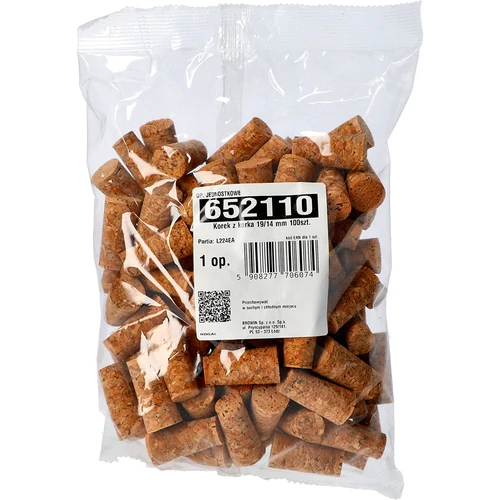 Rolha de cortiça 19/14 mm – 100 unidades - 3