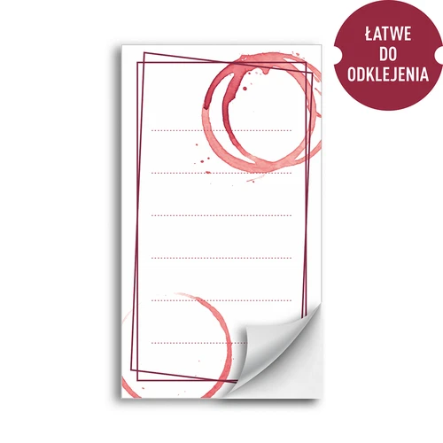 Rótulos autoadesivos para garrafas de vinho MIX 65/115 mm - 20 unid. - 6