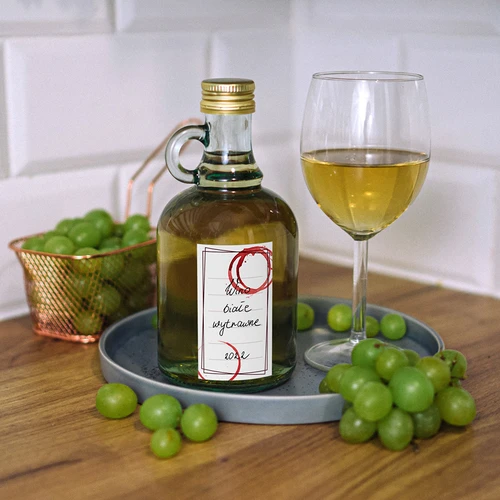 Rótulos autoadesivos para garrafas de vinho MIX 65/115 mm - 20 unid. - 12