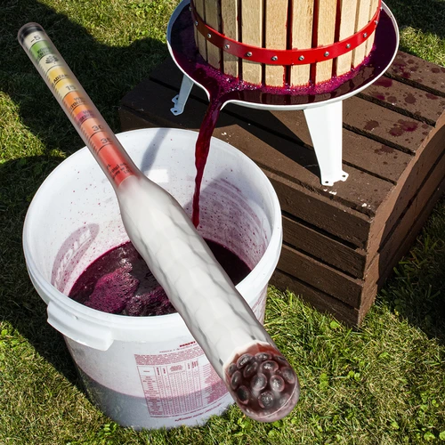 Sacarímetro inquebrável com tubo de ensaio, intervalo de medição: -5-35°Blg - 8