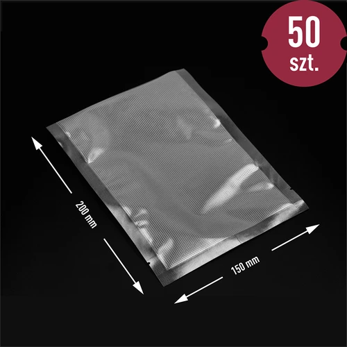 Sacos gofrados para seladora a vácuo 15x20 cm, 50 un. - 7