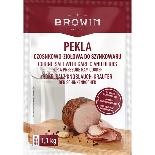 Sal de Cura com Alho e Ervas para Presunto Caseiro, 100 g  - 1 