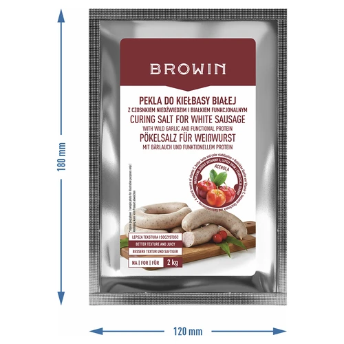 Sal de cura para salsicha branca, com proteína funcional e acerola, 66 g - 4